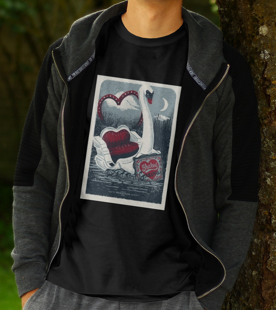 Shakey Graves Pickathon Swan Boat July 31 August 1 Concert T-Shirt