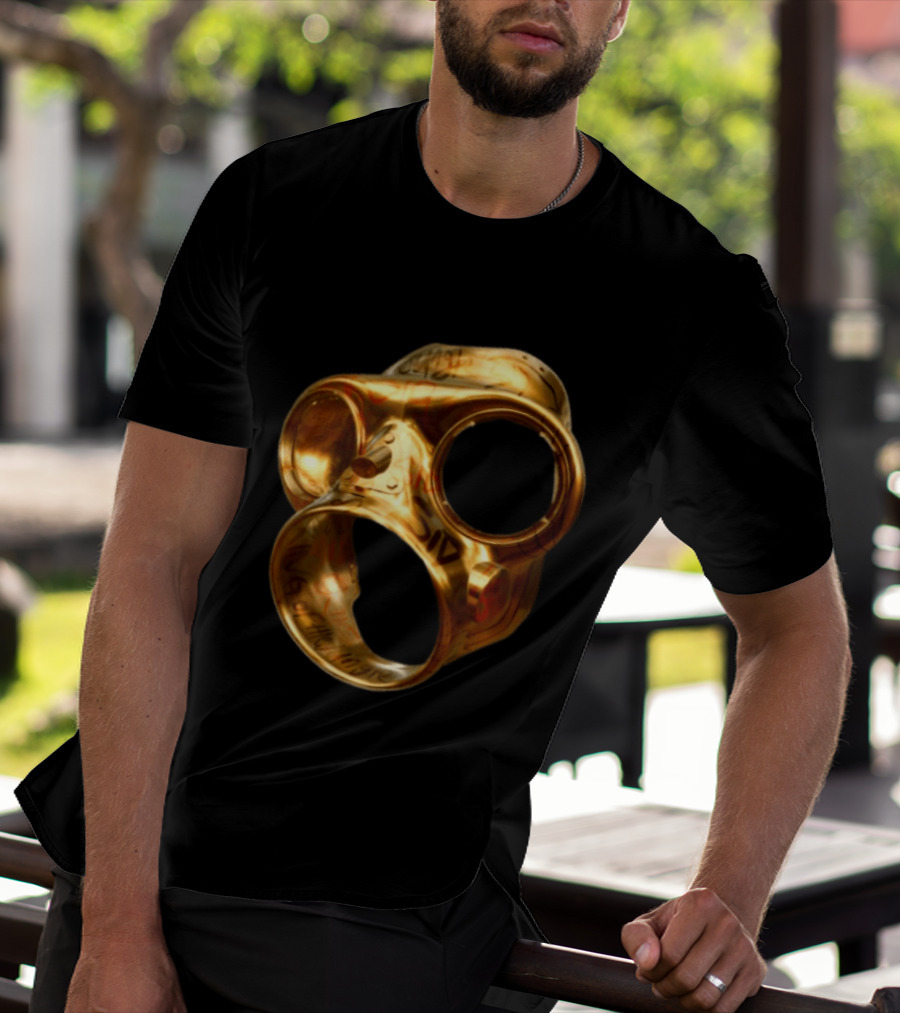 Sid The 3Rd Shop Store Gold Mask Ring T-Shirt