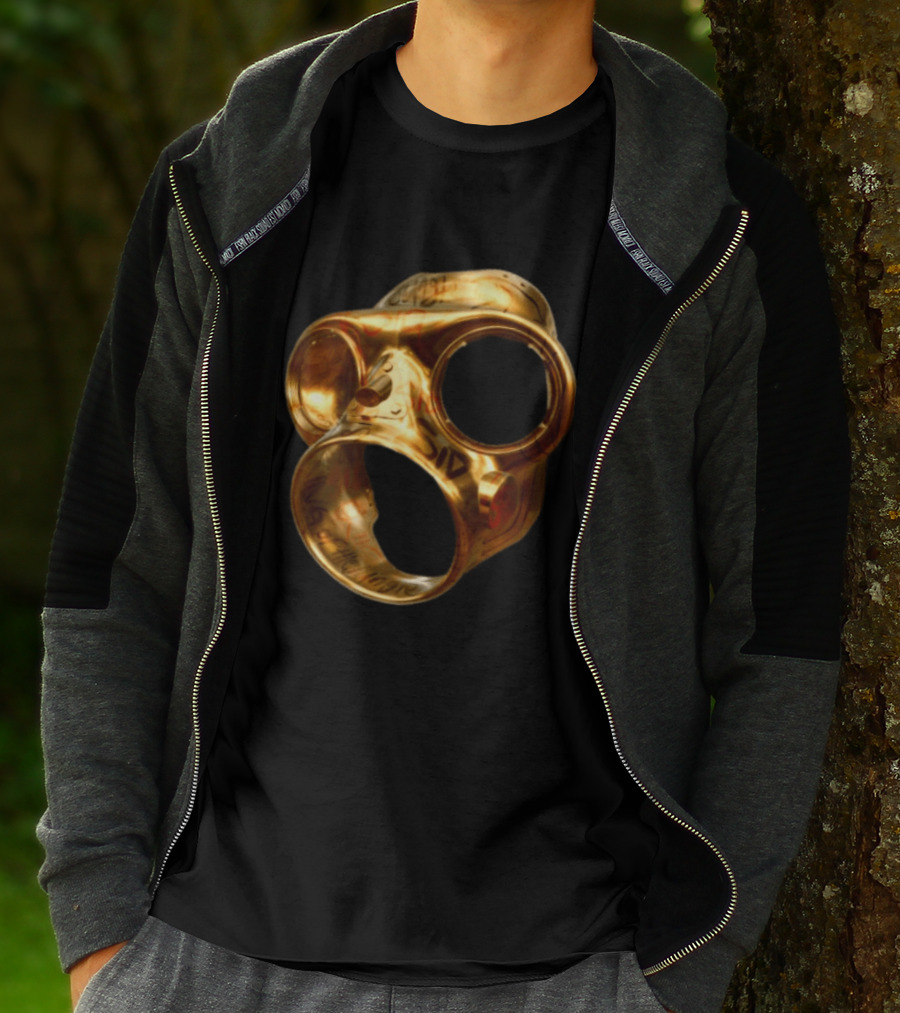 Sid The 3Rd Shop Store Gold Mask Ring T-Shirt