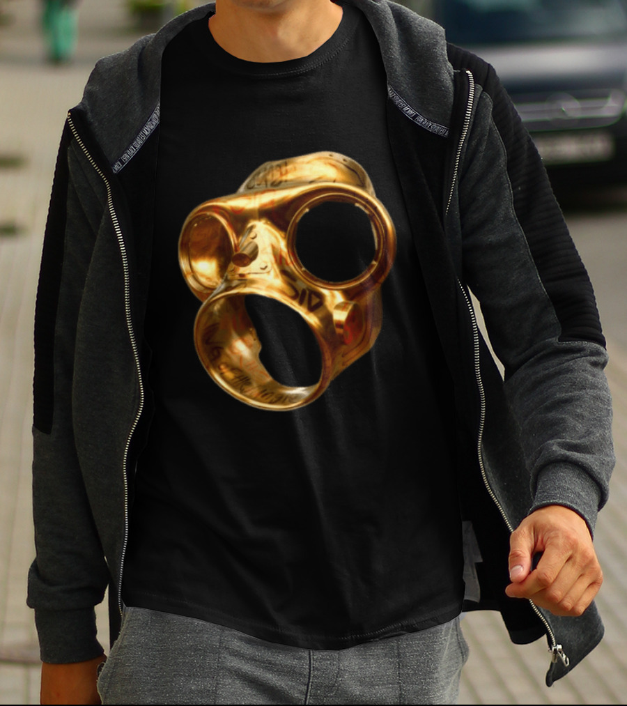 Sid The 3Rd Shop Store Gold Mask Ring T-Shirt