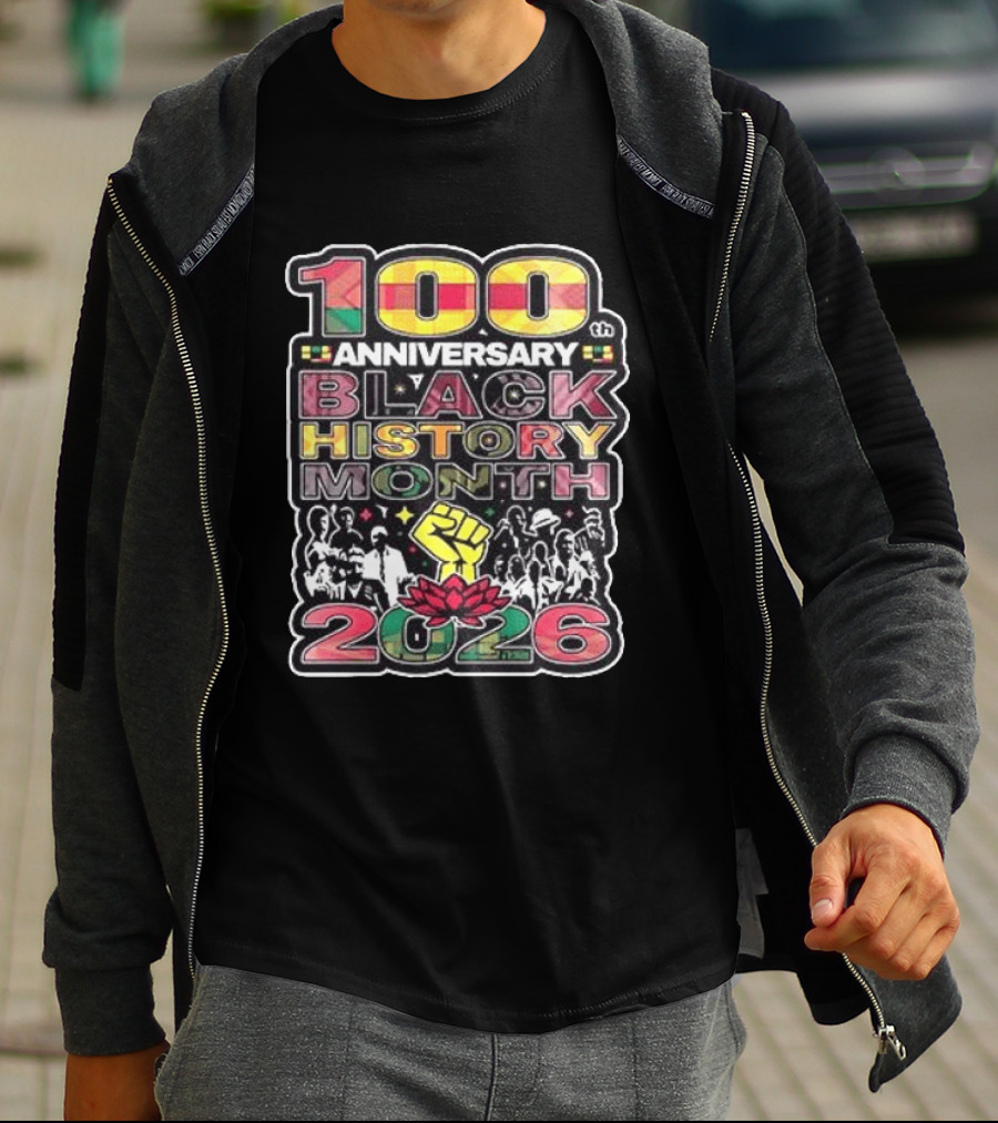 100th Anniversary Black History Month 1926 2026 St Louis Cardinals T-Shirt