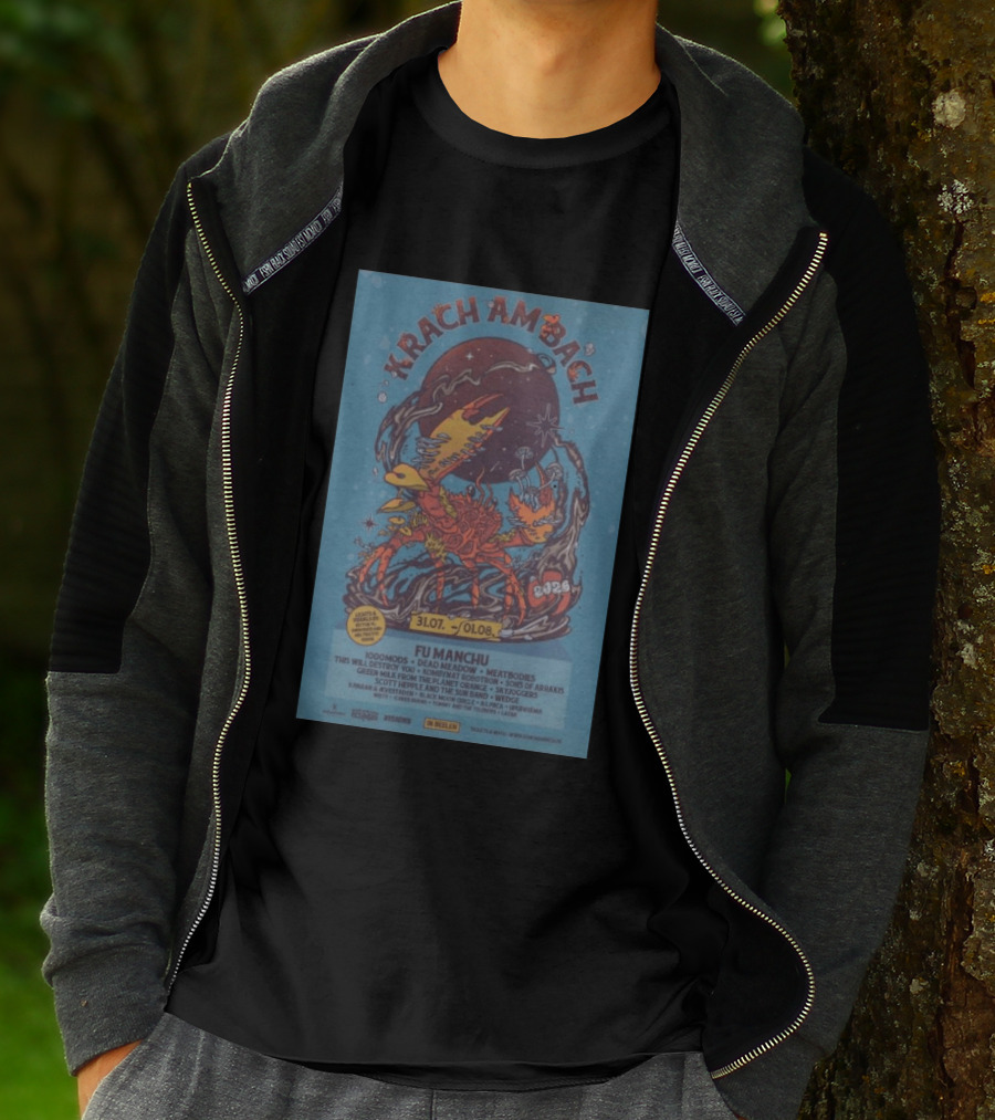 Krachambach Festival 2026 Fu Manchu Lineup And Dates T-Shirt