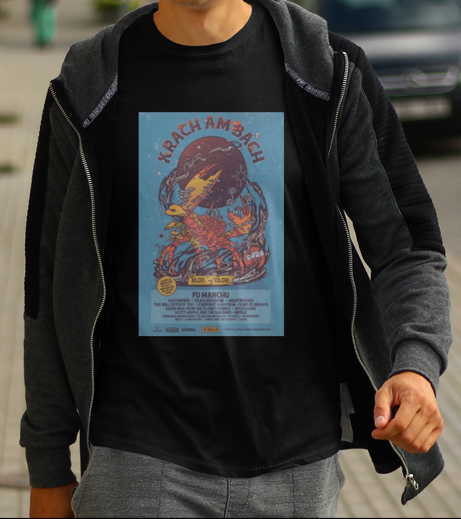 Krachambach Festival 2026 Fu Manchu Lineup And Dates T-Shirt