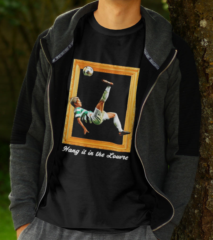 Kyogo Furuhashi Celtic FC Hang It In The Louvre Soccer Art футболка T-Shirt