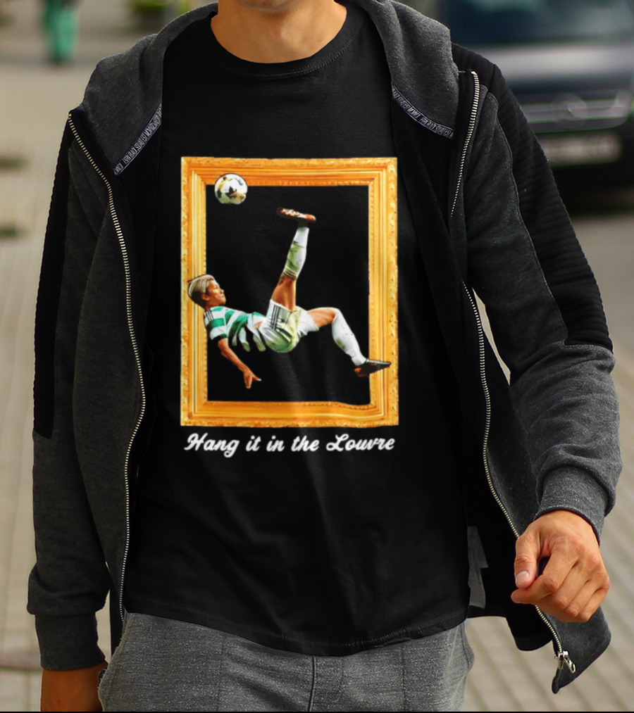 Kyogo Furuhashi Celtic FC Hang It In The Louvre Soccer Art футболка T-Shirt