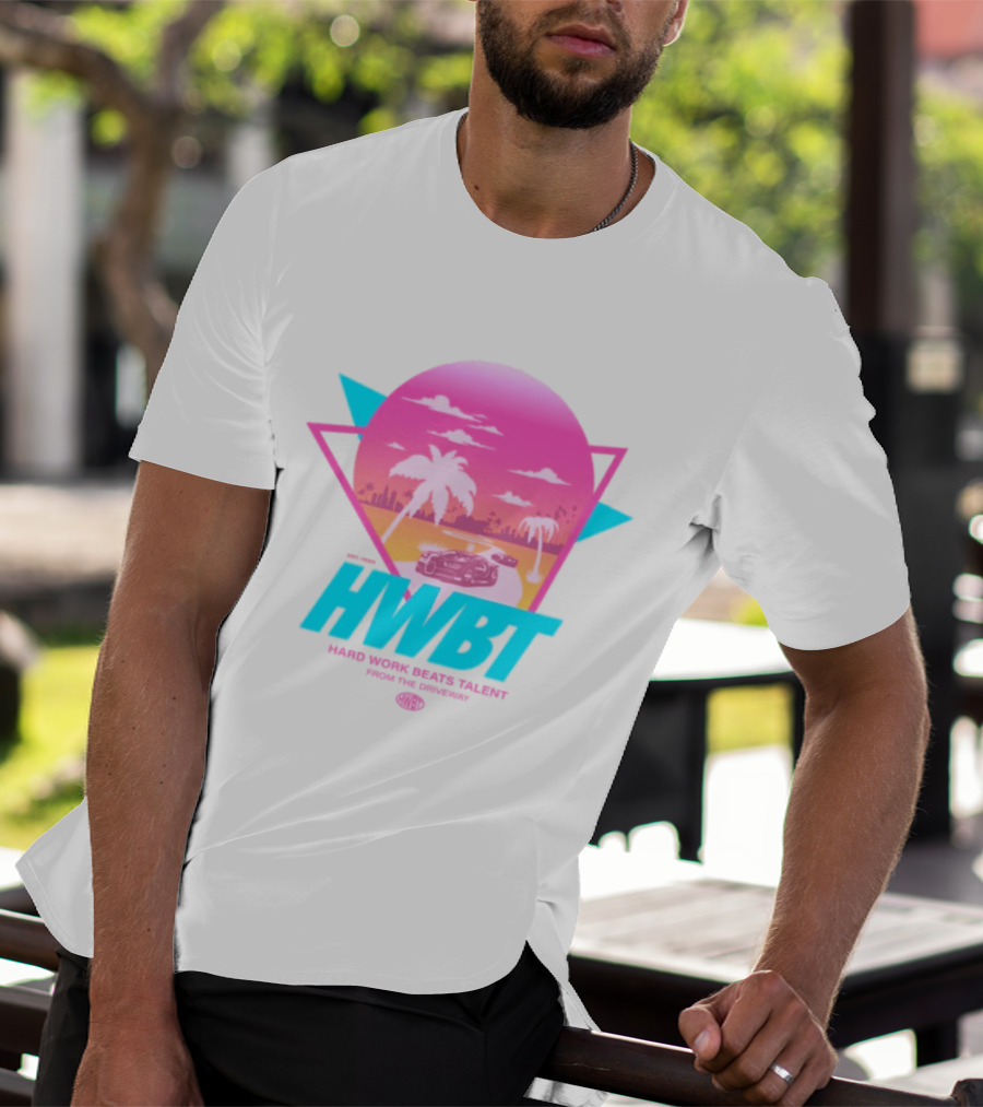 HWBT Miami Dreams Sunset Drive Neon T-Shirt