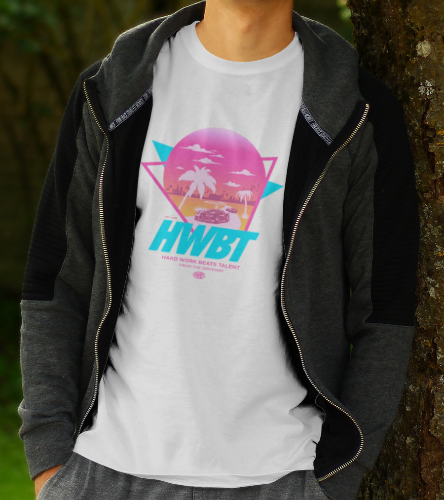 HWBT Miami Dreams Sunset Drive Neon T-Shirt