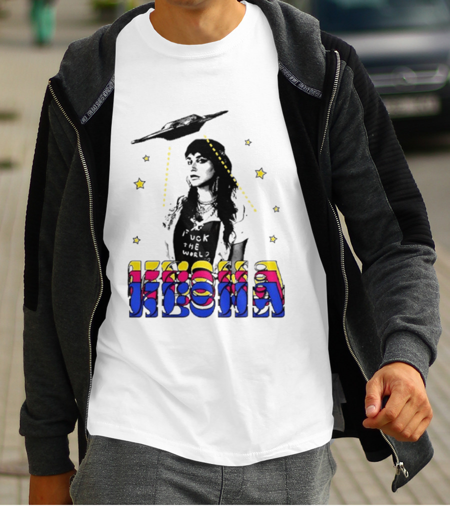 Kesha UFO Space Stars Tie Dye T-Shirt