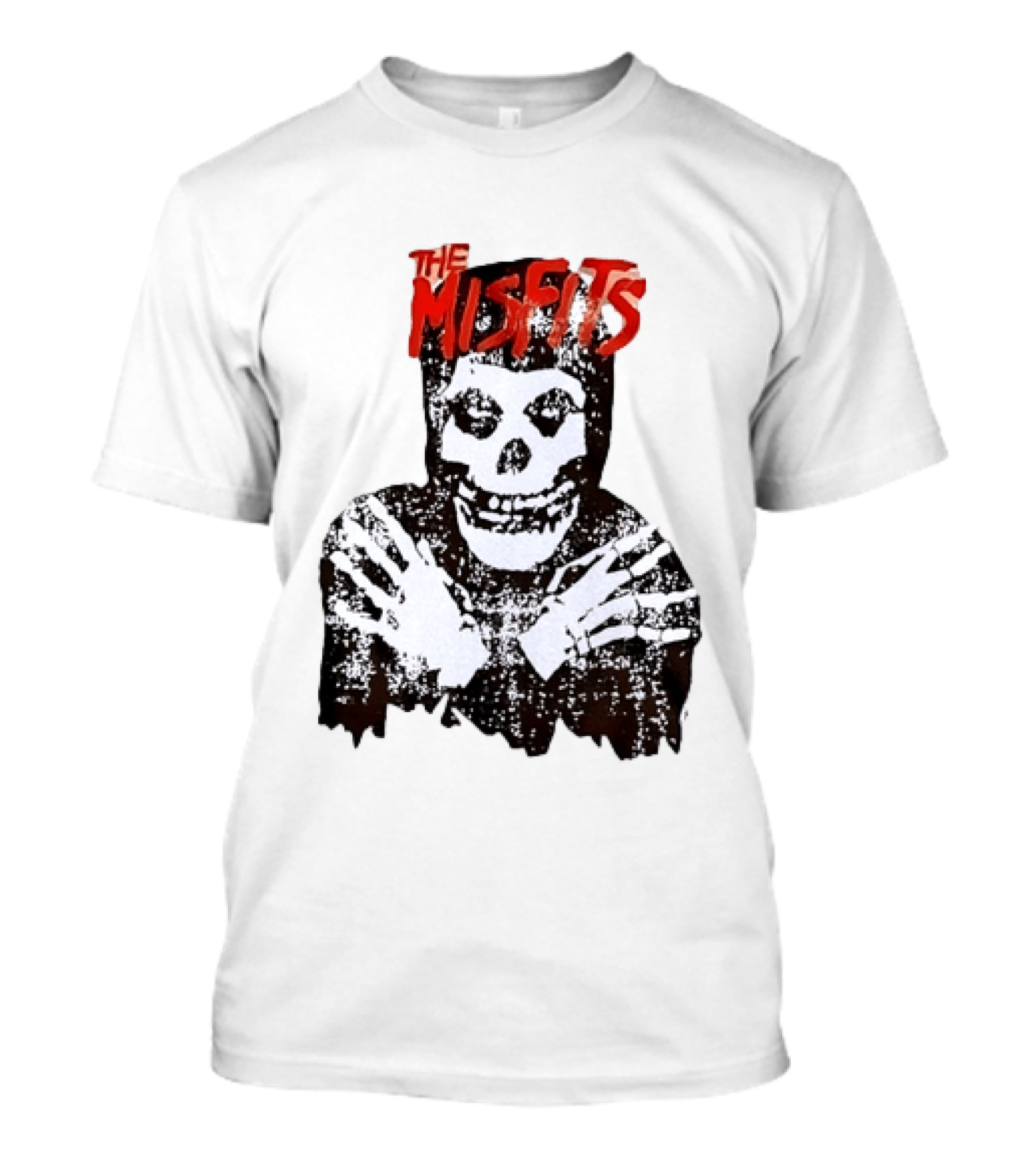 The Misfits Crimson Ghost Skull Punk Rock T-Shirt