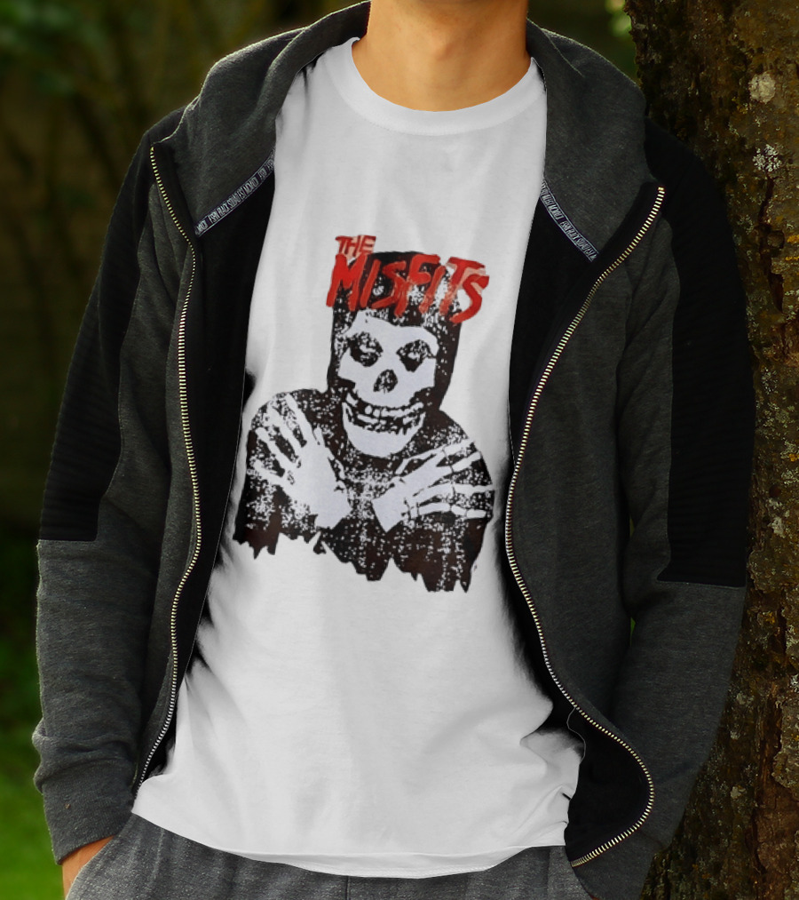 The Misfits Crimson Ghost Skull Punk Rock T-Shirt