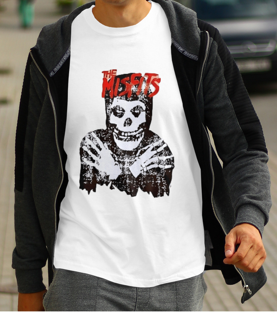 The Misfits Crimson Ghost Skull Punk Rock T-Shirt
