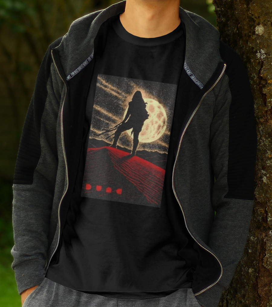 Paul Atreides Dune Arrakis Desert Moon Scene T-Shirt