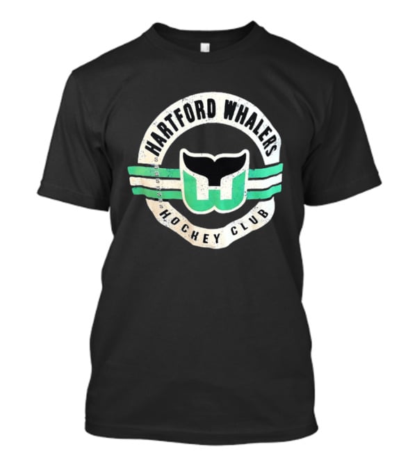Hartford Whalers Distressed Vintage Hockey Club T-Shirt
