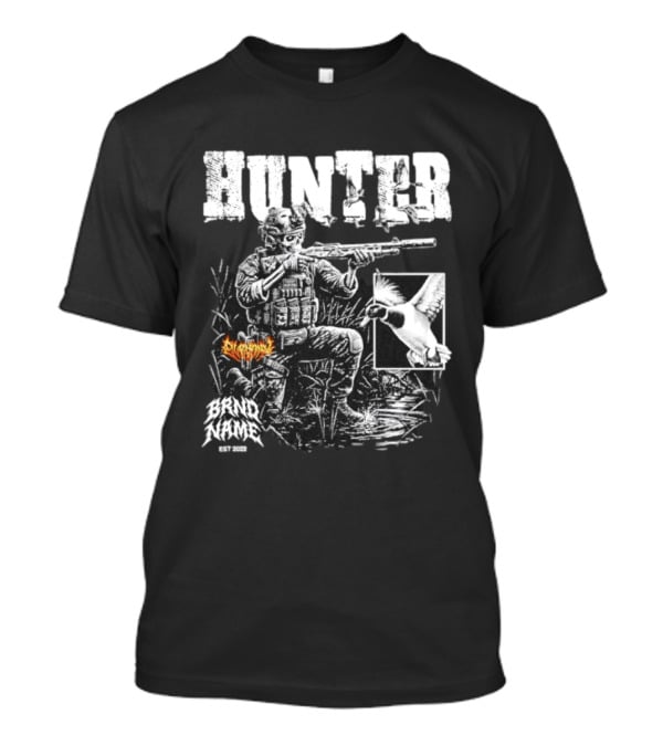 Skeleton Tactical Soldier Duck Hunting Hunter EST 2022 T-Shirt