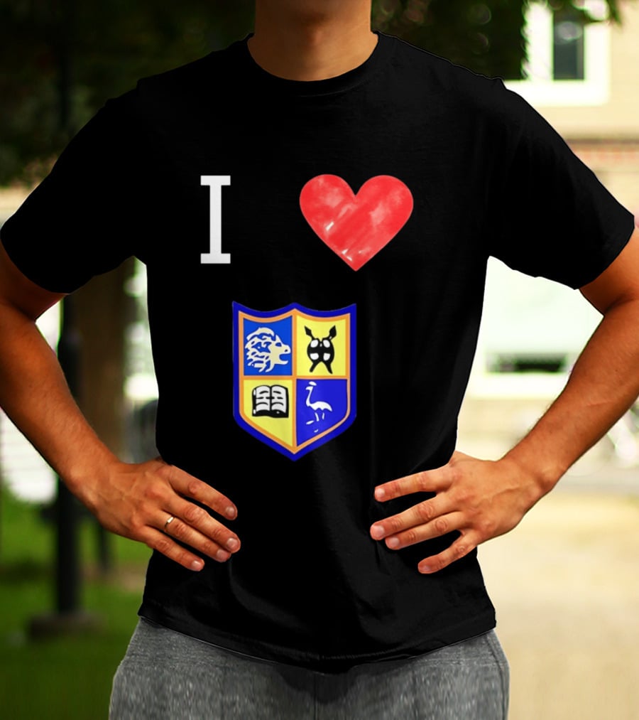 I Love University Of Zimbabwe UZ Harare Lion Emblem Crest T-Shirt