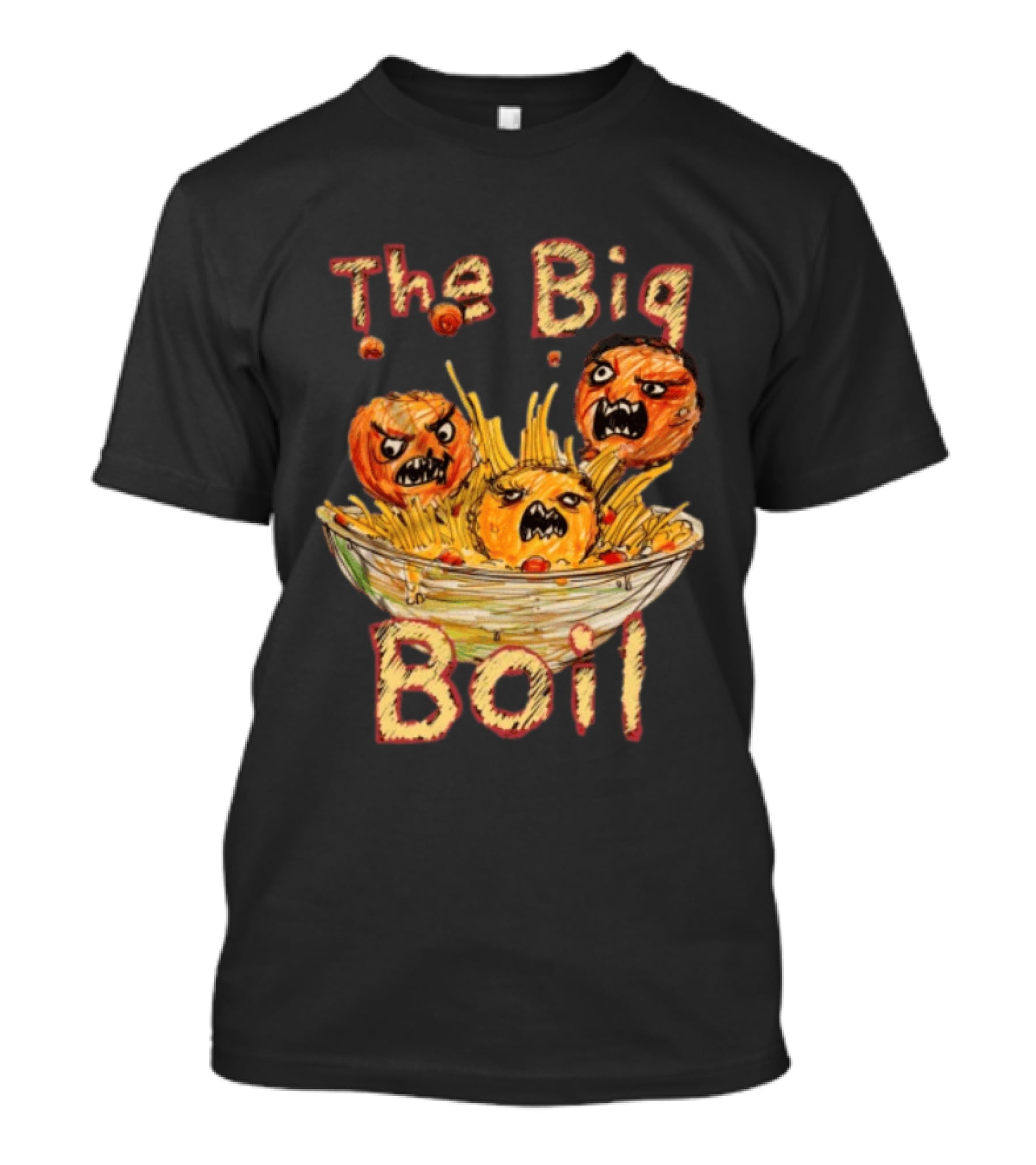 Kt8 Store Spag Heddy The Big Boil Scribble Black T-Shirt