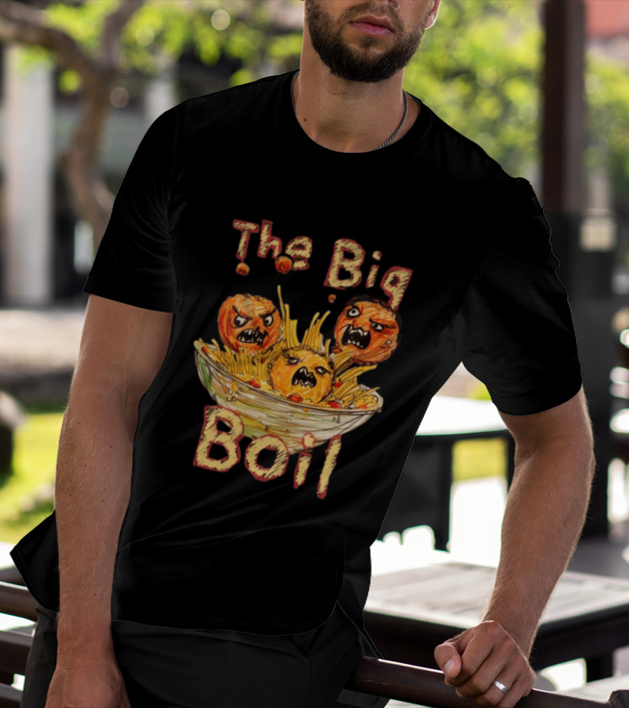 Kt8 Store Spag Heddy The Big Boil Scribble Black T-Shirt