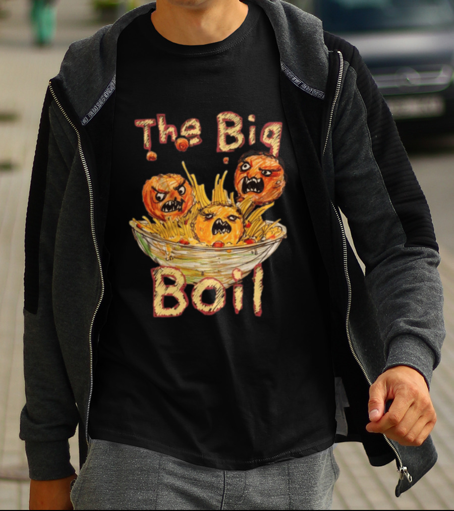 Kt8 Store Spag Heddy The Big Boil Scribble Black T-Shirt