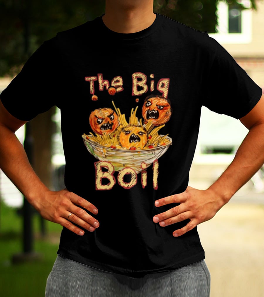 Kt8 Store Spag Heddy The Big Boil Scribble Black T-Shirt