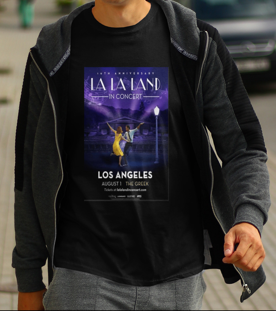 10th Anniversary La La Land In Concert Los Angeles August 1 The Greek Theatre T-Shirt