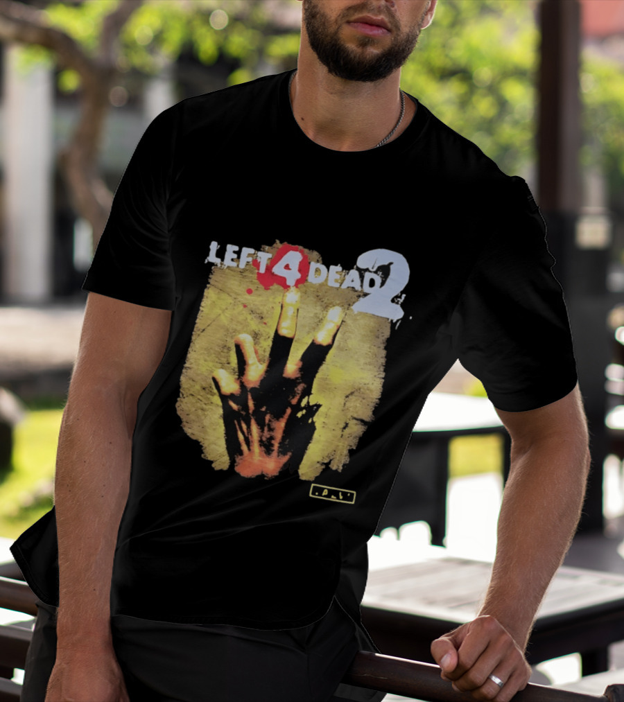 Left 4 Dead 2 Zombie Hand Valve Video Game Survival T-Shirt