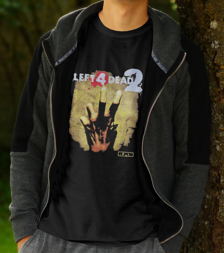 Left 4 Dead 2 Zombie Hand Valve Video Game Survival T-Shirt