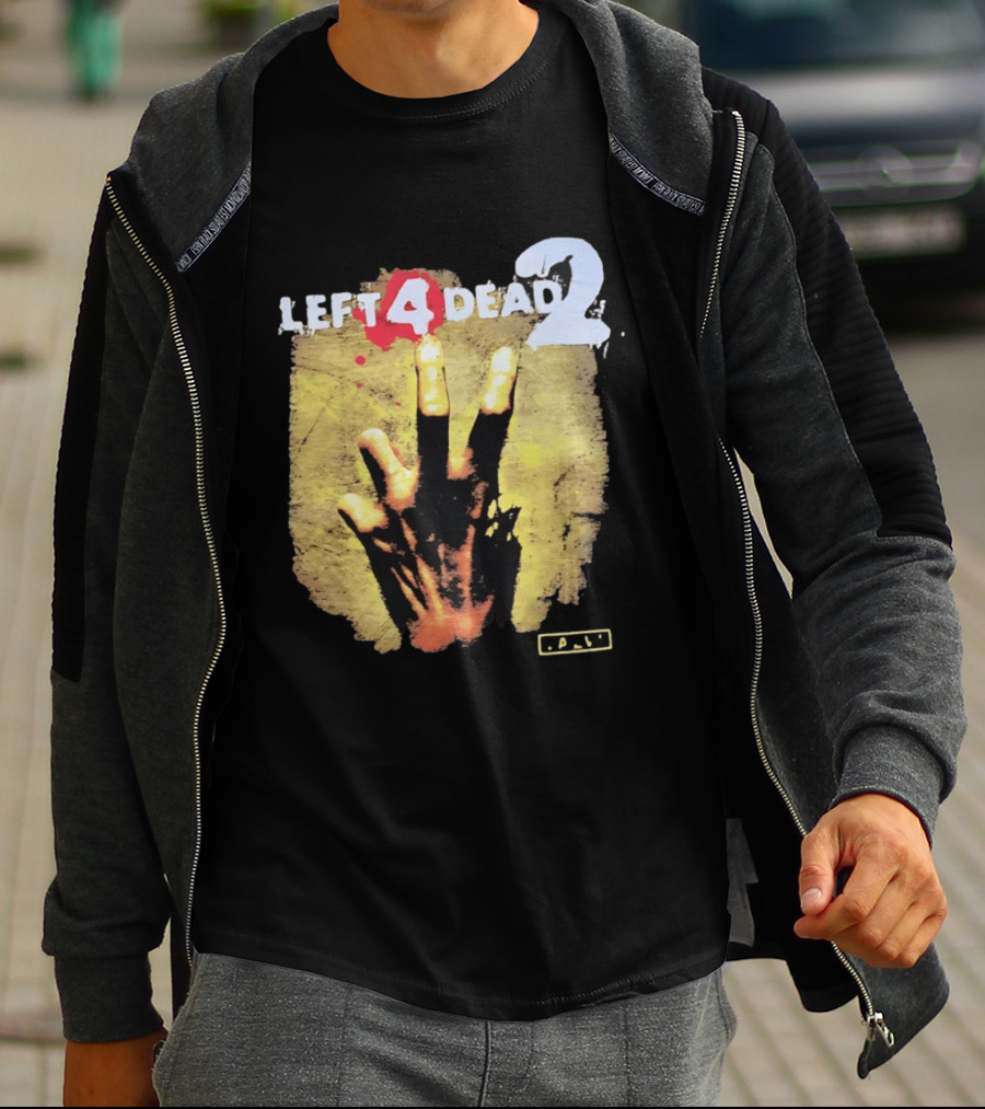 Left 4 Dead 2 Zombie Hand Valve Video Game Survival T-Shirt