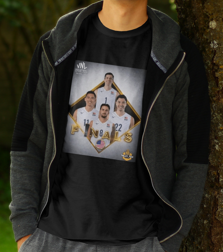 VNL Volleyball Nations League USA Finals 2026 Volley Pass T-Shirt
