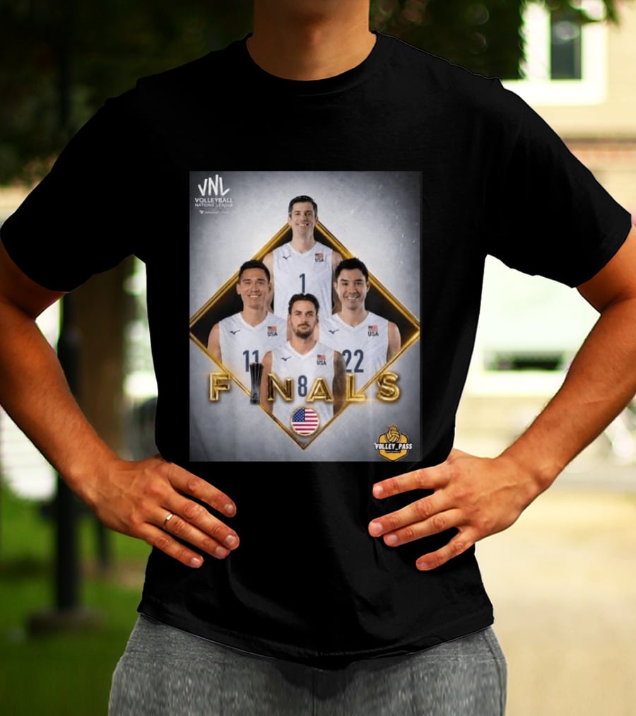 VNL Volleyball Nations League USA Finals 2026 Volley Pass T-Shirt