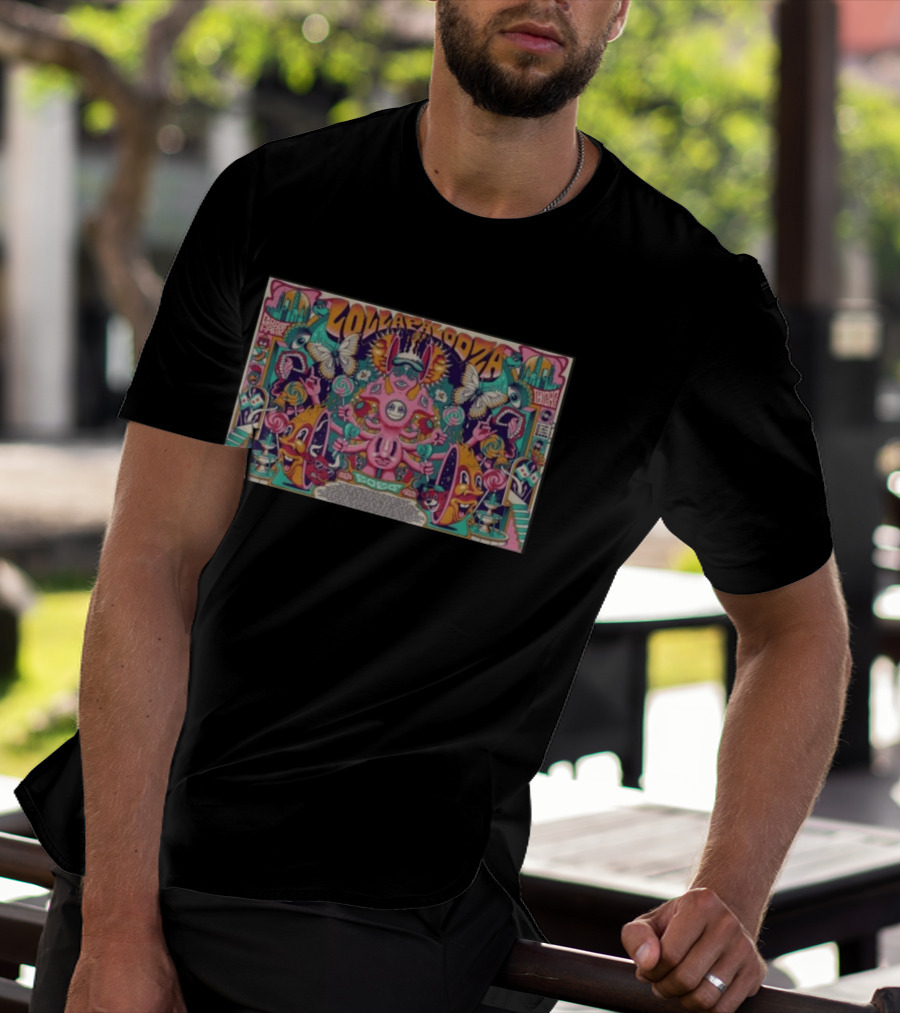 Lollapalooza Grant Park Chicago 08.02.2026 Butterflies Psychedelic T-Shirt
