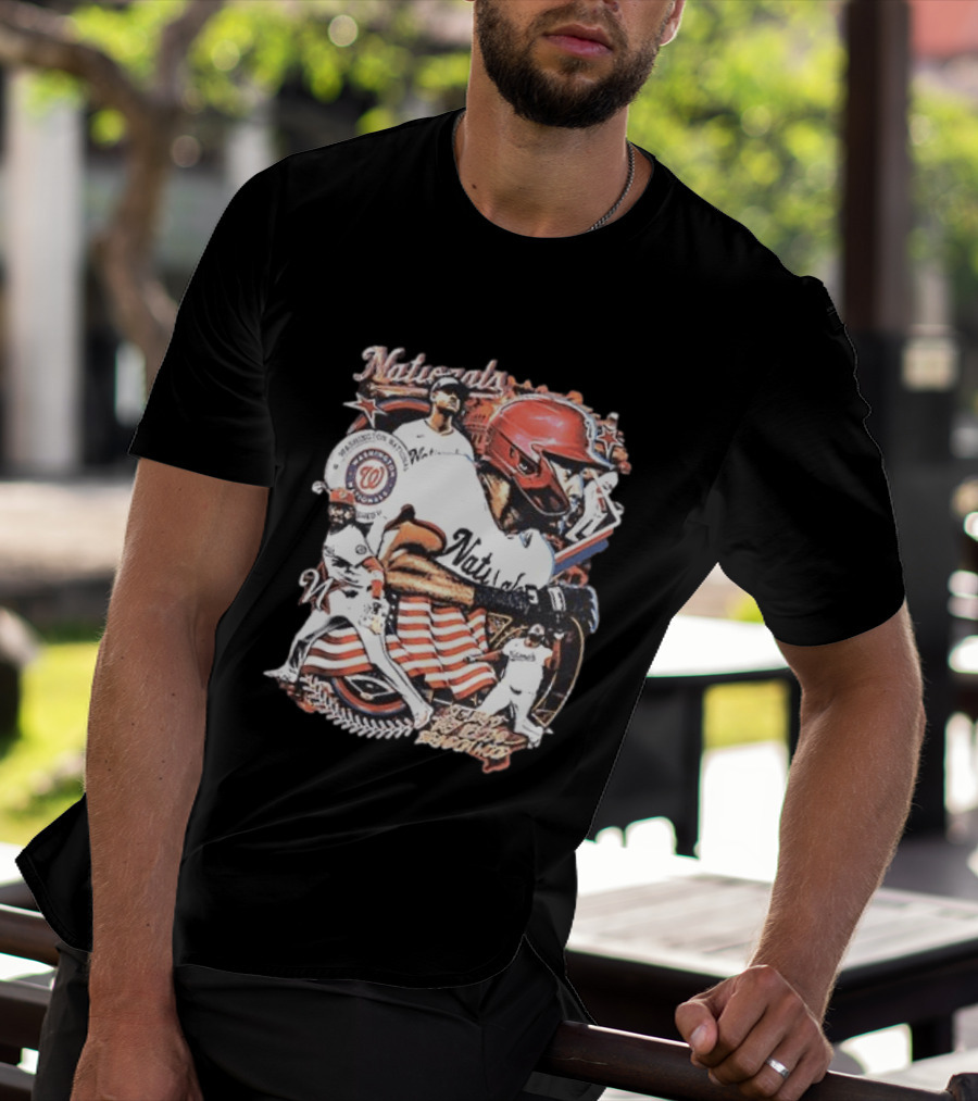 Washington Nationals Legends Baseball Players And Team Highlights T-Shirt