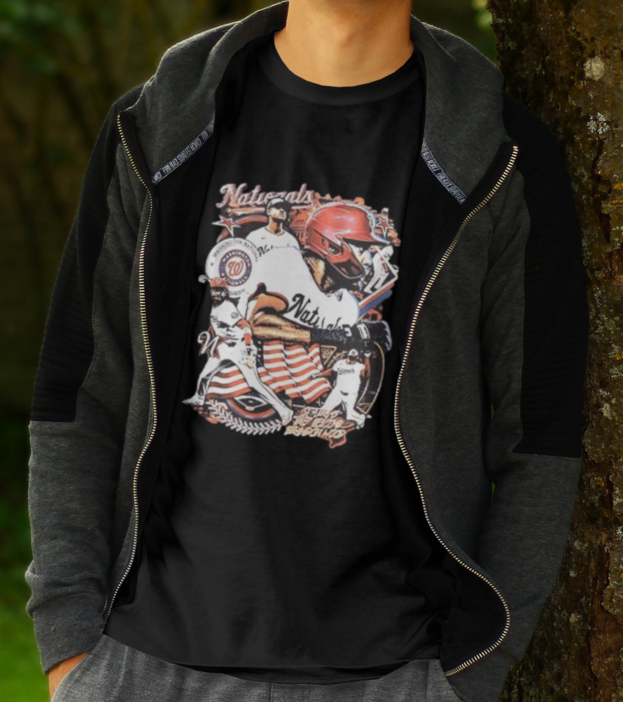 Washington Nationals Legends Baseball Players And Team Highlights T-Shirt