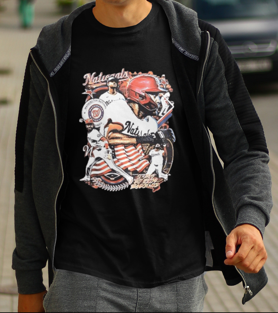 Washington Nationals Legends Baseball Players And Team Highlights T-Shirt