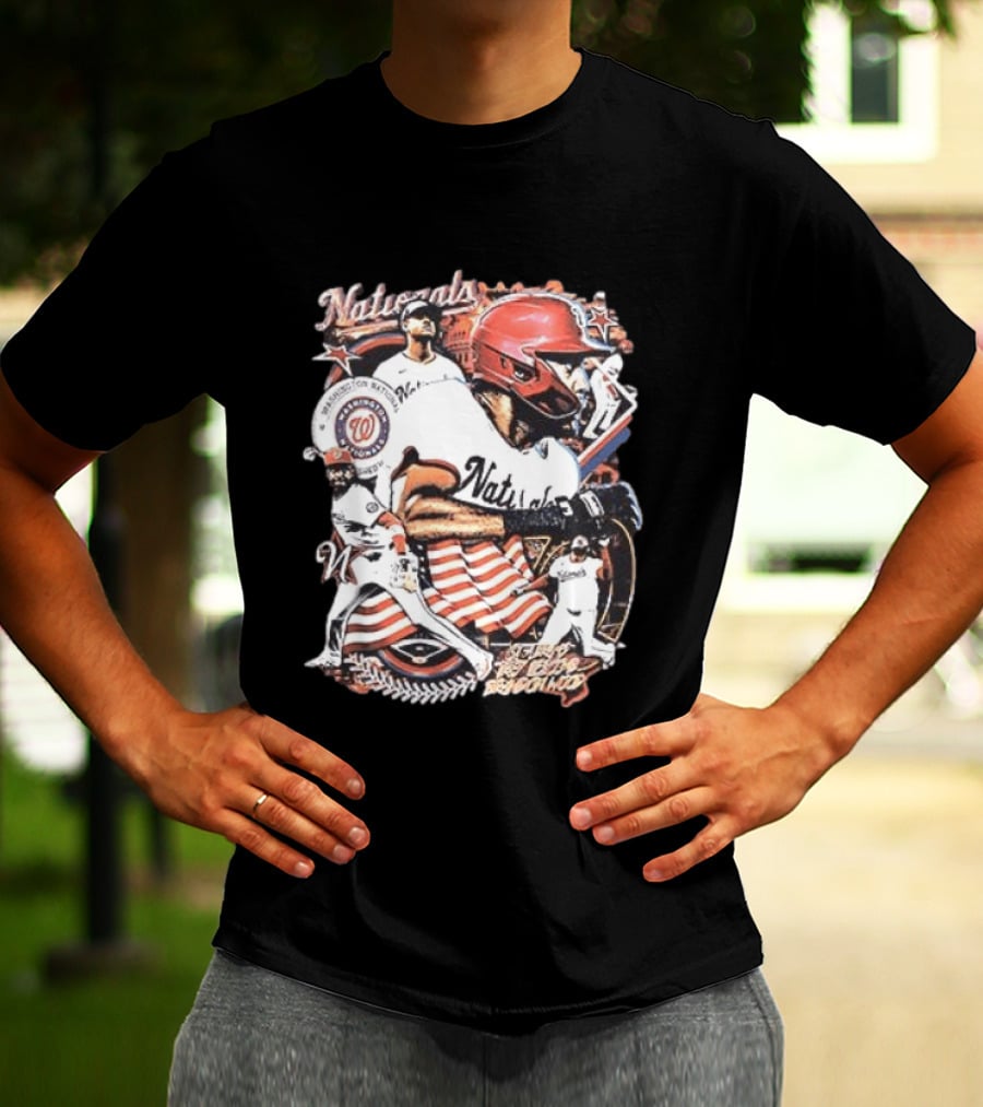 Washington Nationals Legends Baseball Players And Team Highlights T-Shirt