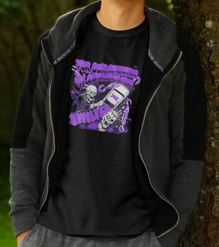 Wrestling Revolver For Our Generation Skeletons Purple T-Shirt