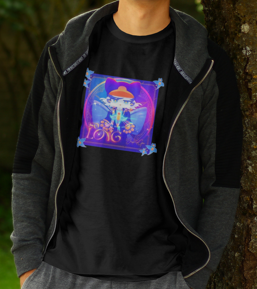 So Long YonKaGor Vibrant Anime Cat With Butterfly Aura T-Shirt
