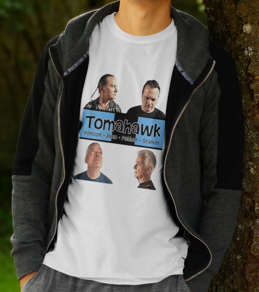 Tomahawk Denison Dunn Patton Stanier Band Members Portraits T-Shirt