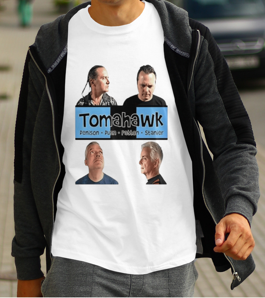 Tomahawk Denison Dunn Patton Stanier Band Members Portraits T-Shirt