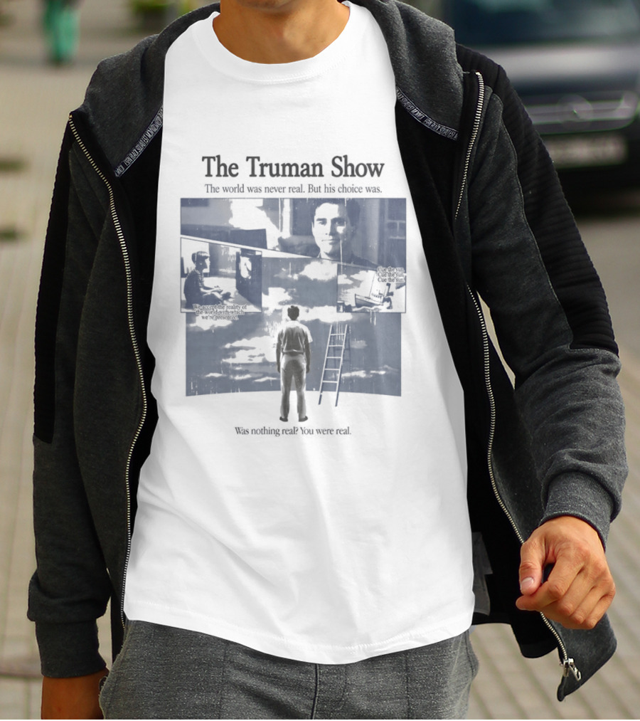 The Truman Show Jim Carrey "Welcome To The Real World" 90s Movies T-Shirt