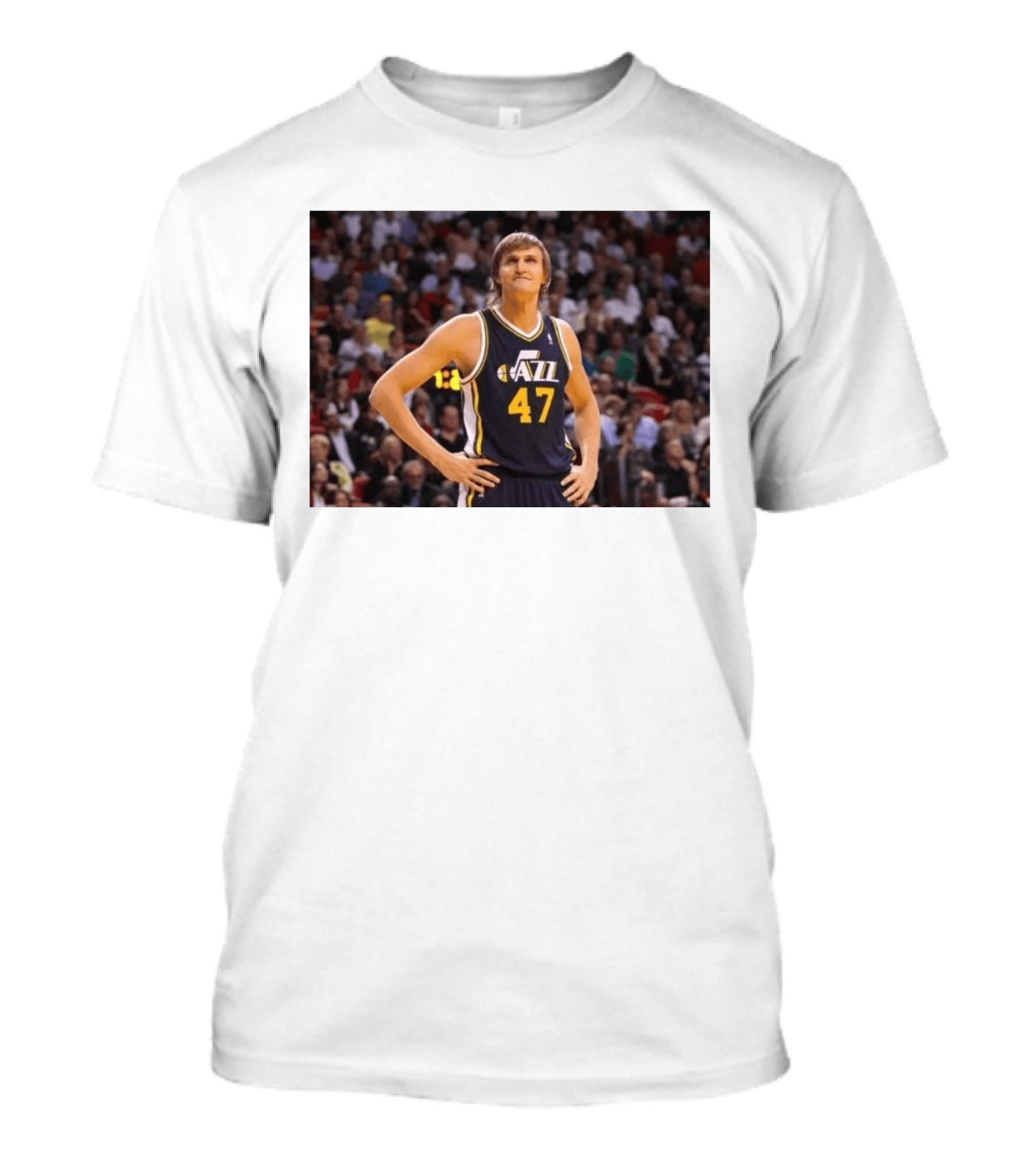 Andrei Kirilenko No. 47 AK 47 Utah Jazz Classic NBA Basketball T-Shirt