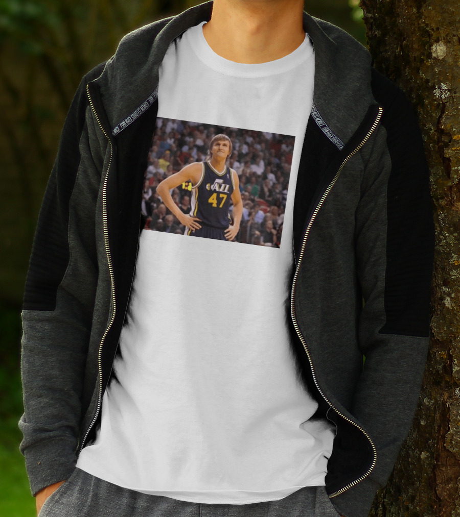 Andrei Kirilenko No. 47 AK 47 Utah Jazz Classic NBA Basketball T-Shirt