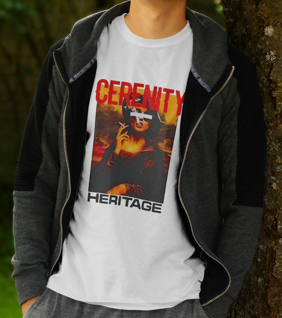 Cerenity Heritage Mona Lisa Smoking T-Shirt