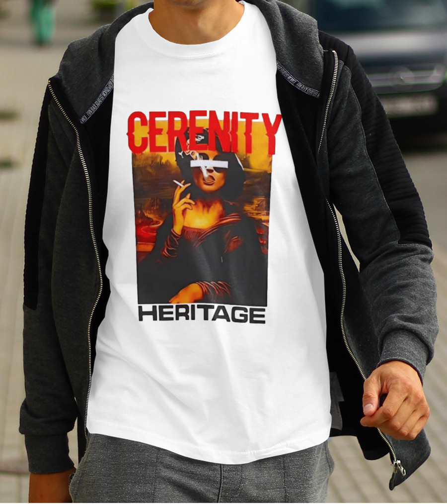 Cerenity Heritage Mona Lisa Smoking T-Shirt