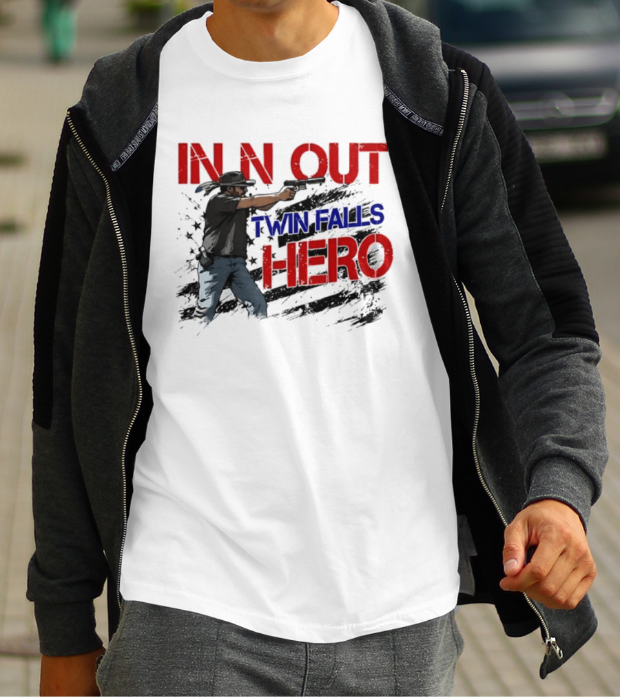 IN N OUT Twin Falls Hero Jordan Salinas T-Shirt