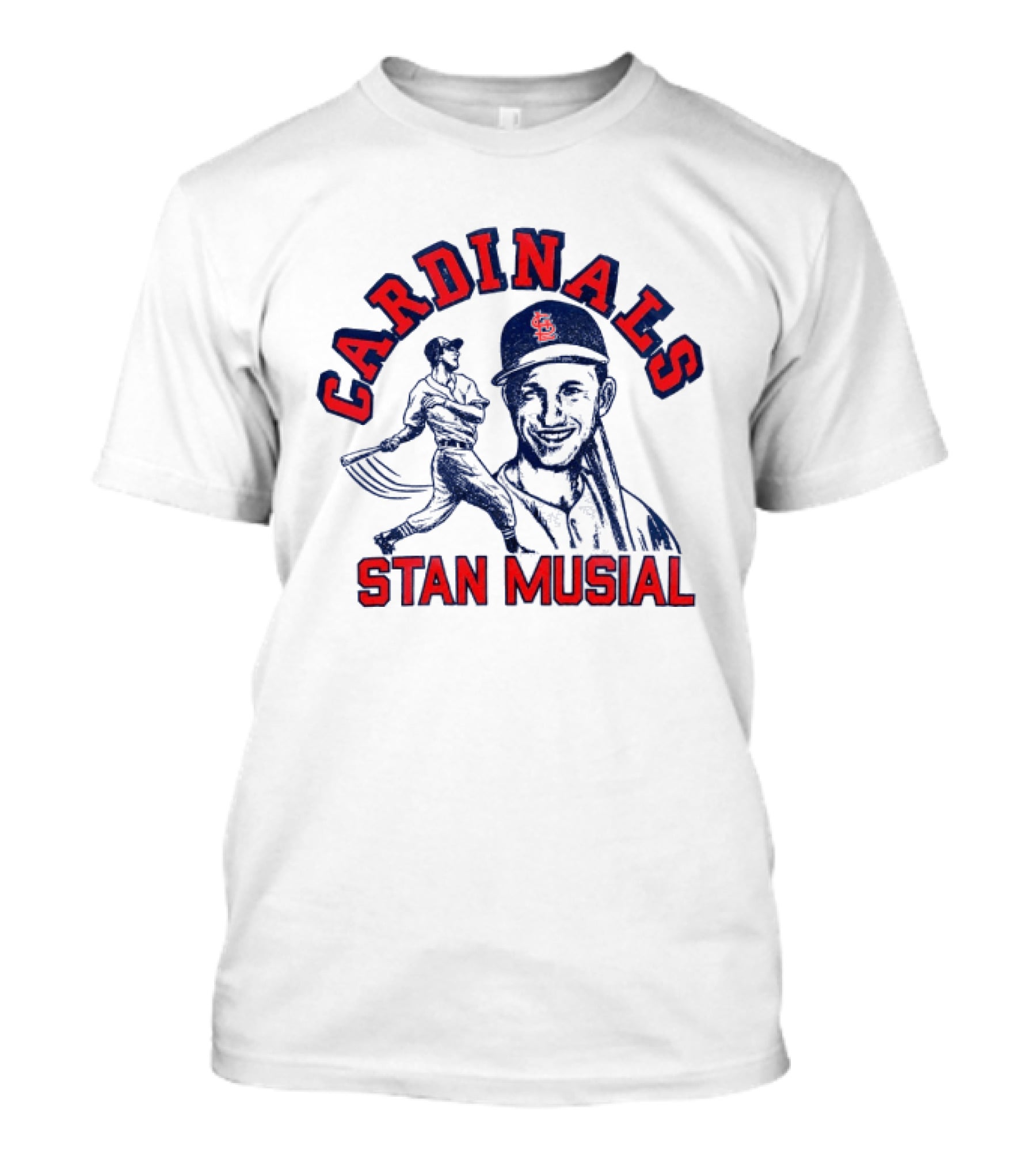 St Louis Cardinals Stan Musial Baseball Legend T-Shirt