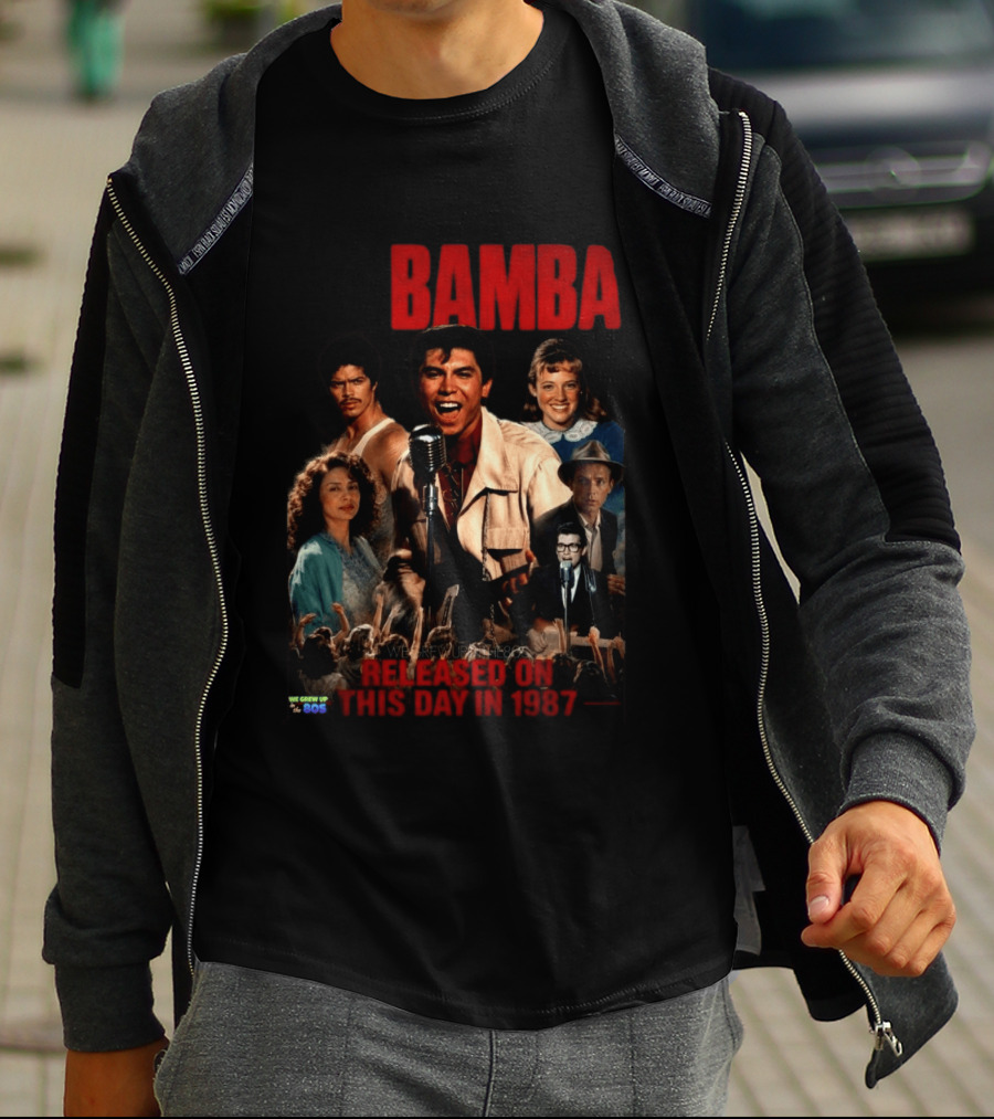 Bamba Released On This Day In 1987 80s Movie T-Shirt