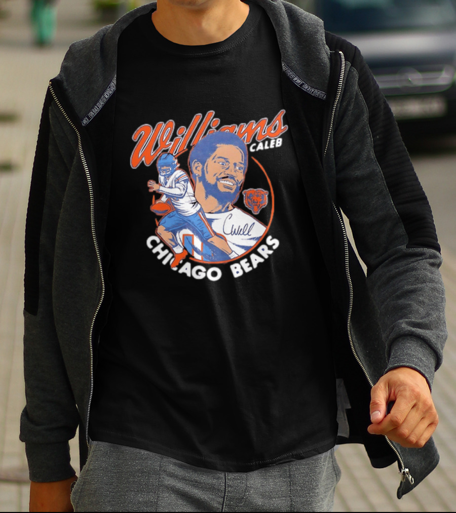 Williams Caleb Chicago Bears Football Player Bears T-Shirt