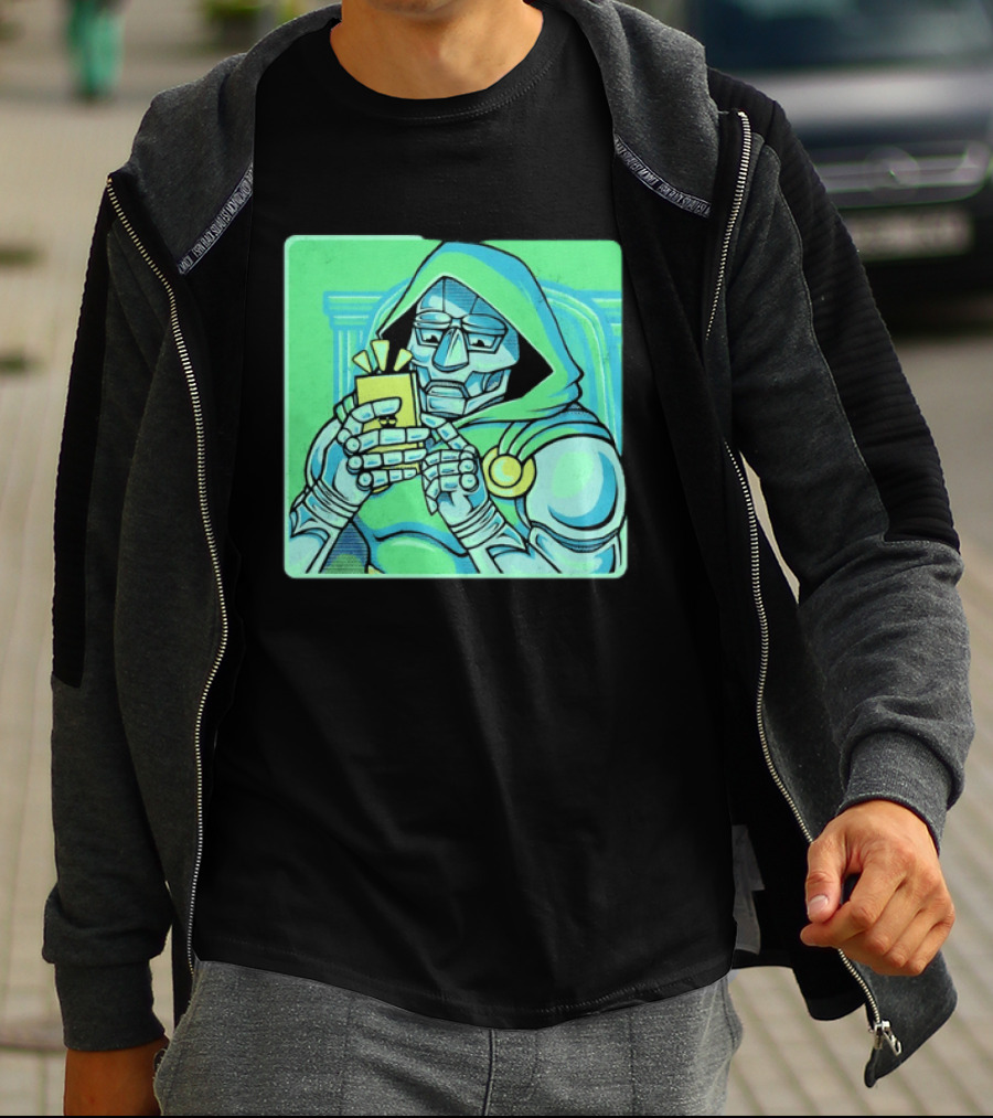 Doctor Doom Marvel Villain Doom Scroll Of Doom T-Shirt