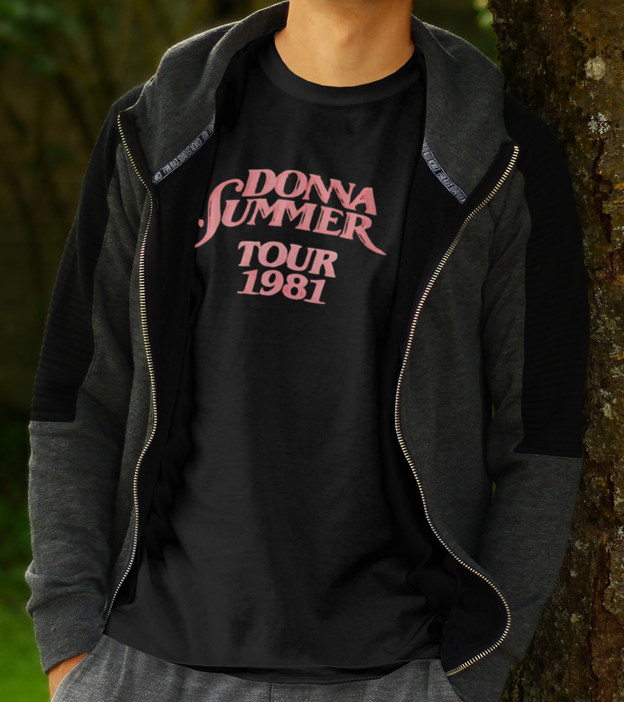 Donna Summer Tour 1981 Retro Disco Concert Memorabilia T-Shirt