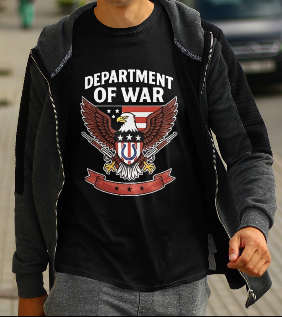 Department Of War Eagle Indianapolis Colts Stars And Stripes T-Shirt